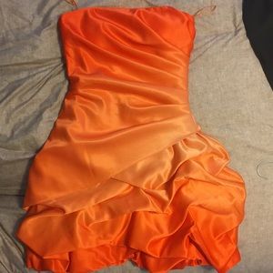 Short  strapless prom/ bridesmaid dress size 8